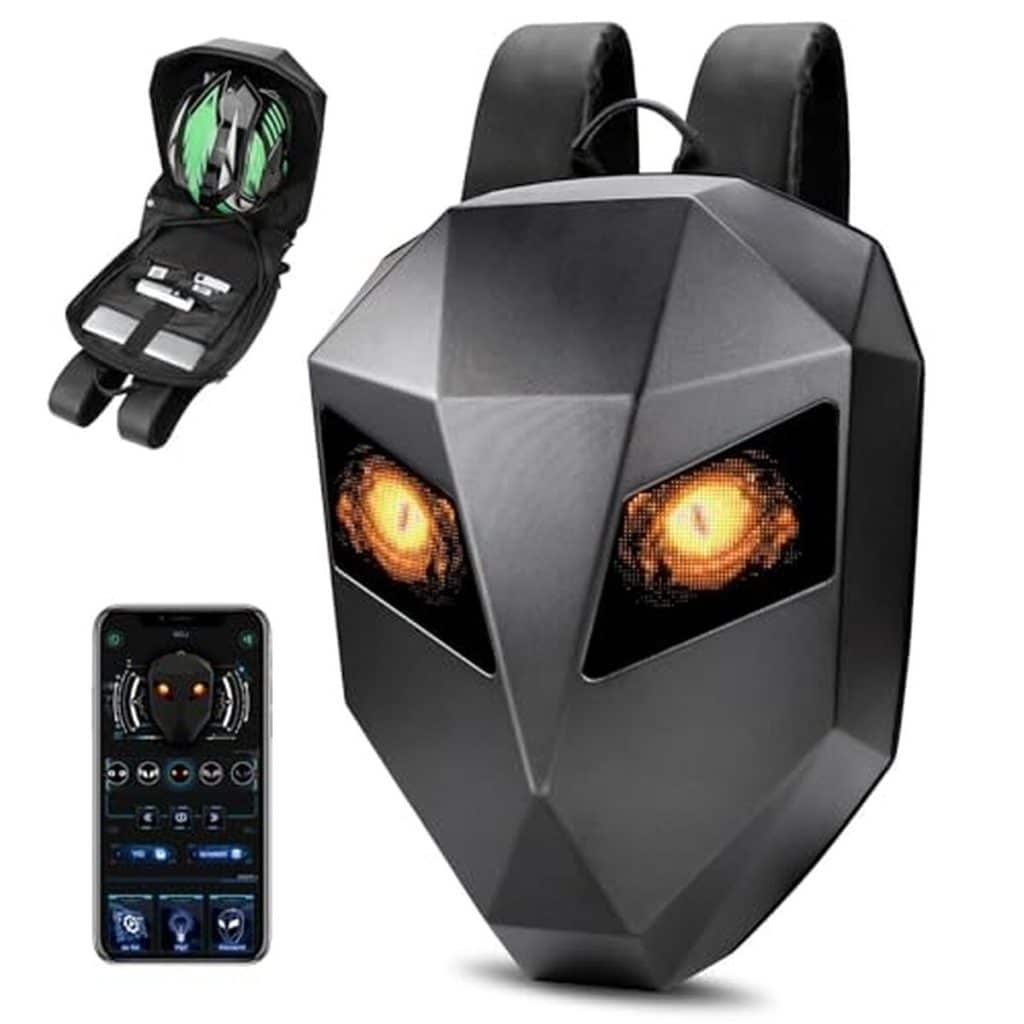 Test du sac à dos moto étanche MCLWSQ avec LED et connectivité Bluetooth