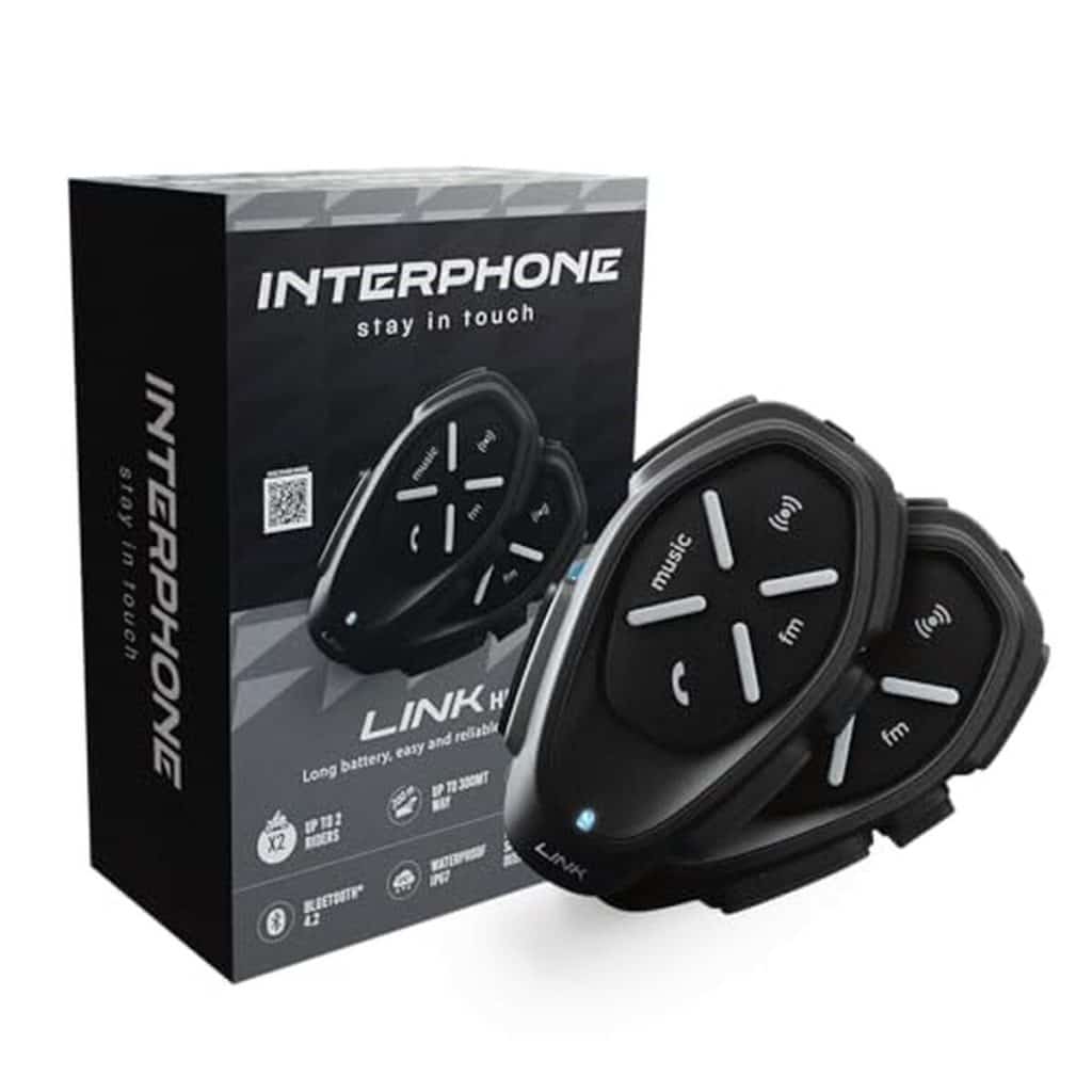 Test : interphone Link HD double casque moto étanche IPX67