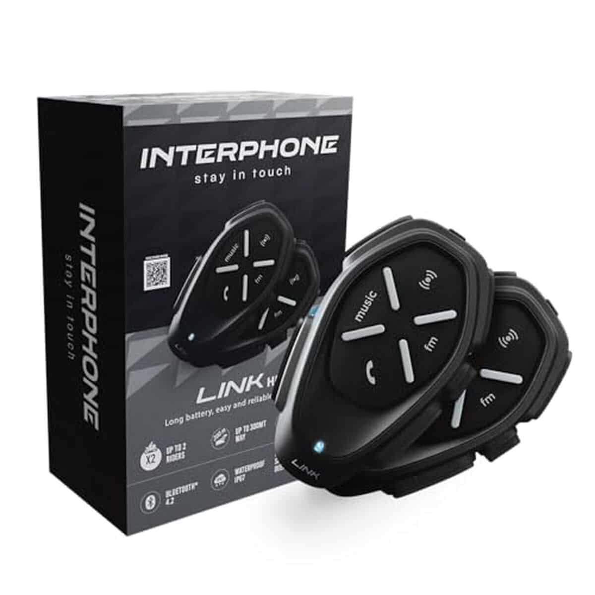 Test : interphone Link HD double casque moto étanche IPX67