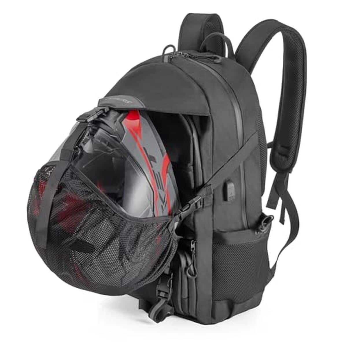 Test : sac à dos Oumurs 50L pour casque moto, pratique et spacieux