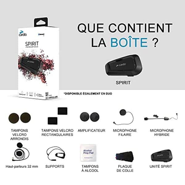 Découvrez le test complet du Cardo spirit : performance, qualité sonore et communication en duo. Transformez votre expérience de conduite à moto avec cette technologie avancée.