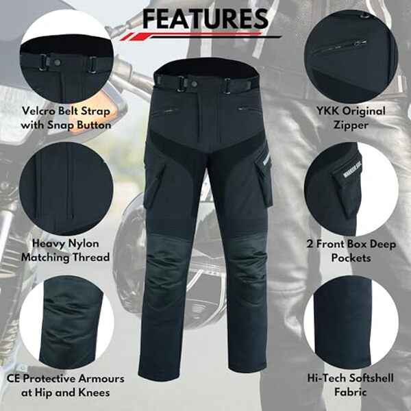 Découvrez notre essai complet du pantalon moto homme Softshell imperméable warrior gears : confort, protection et style réunis pour vos trajets à moto