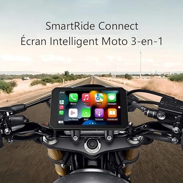 Découvrez notre test complet de la dashcam moto 5 pouces étanche avec navigation gps et apple carplay : performances, étanchéité et fonctionnalités analysées. 