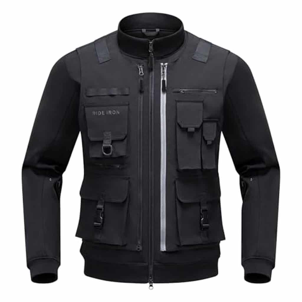 Test de la veste moto RIDEIRON 3 en 1 pour hommes XXL