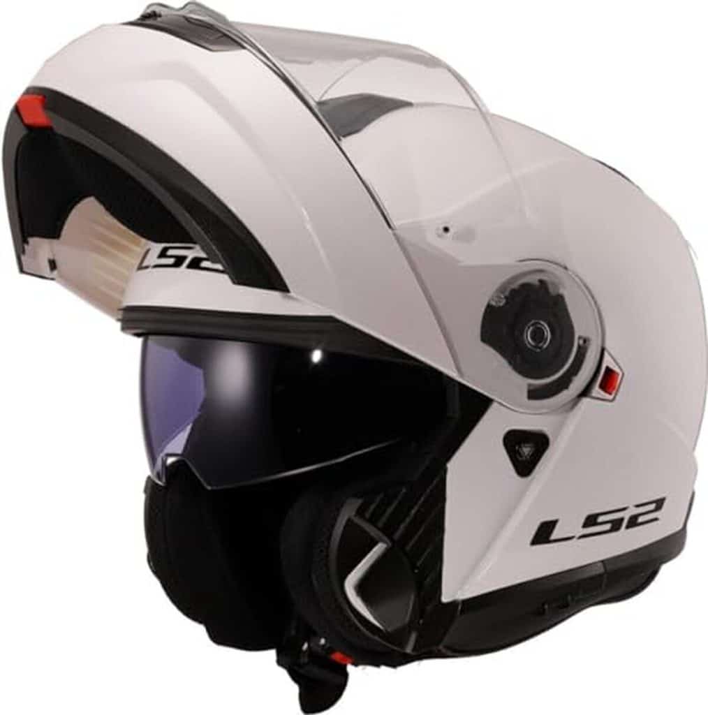 Test du casque modulable LS2 Strobe II Gloss White