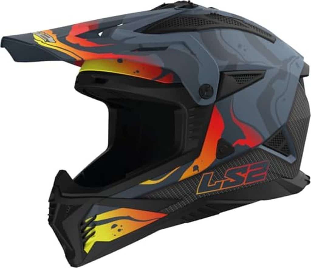 Test du casque moto cross ls2 fast ii matt dark grey xxl