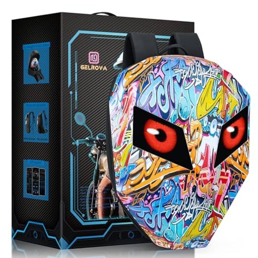 Test du sac à dos moto Grelrova LED 19 pouces