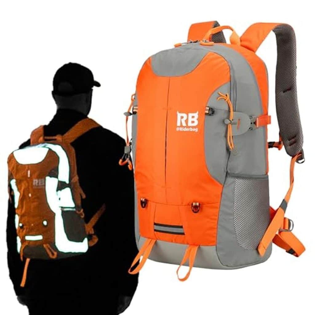 Test du sac à dos moto réfléchissant EDC 35L : haute visibilité pour cyclistes