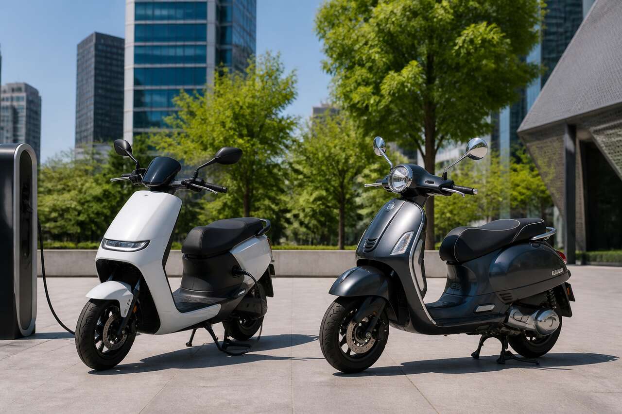 Coût initial : scooter électrique vs thermique