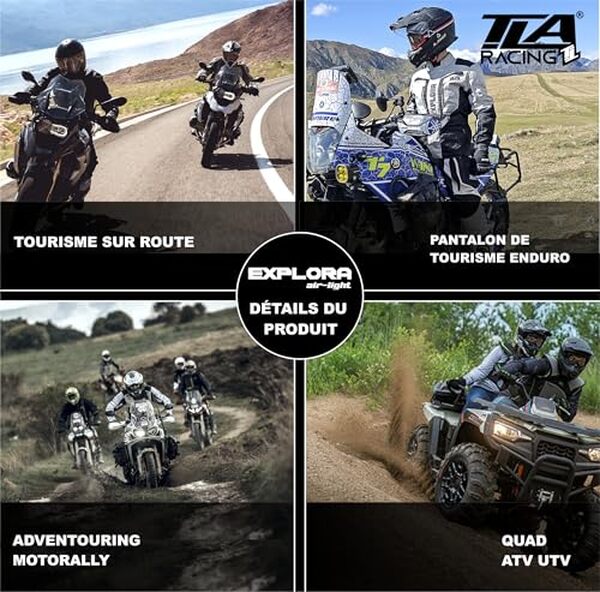 Découvrez notre test complet du pantalon moto TLA EXPLORA Light avec protections CE et doublure amovible : confort, sécurité et praticité pour vos trajets. 