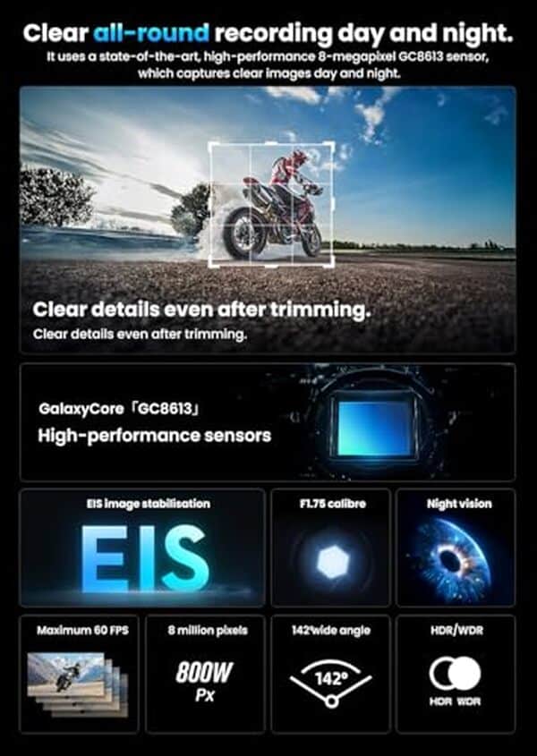 Découvrez notre test détaillé de la caméra moto Akeeyo 710pro 4K ultra HD : qualité vidéo, installation, avantages et inconvénients pour motards.
