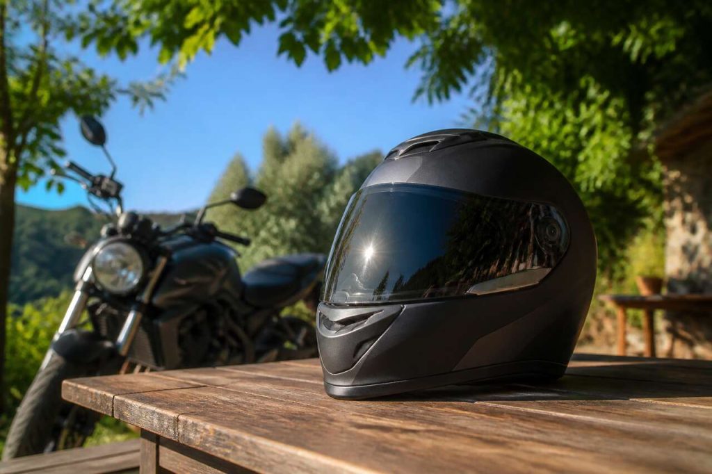 Visière teintée pour casque moto : est-ce légal ?