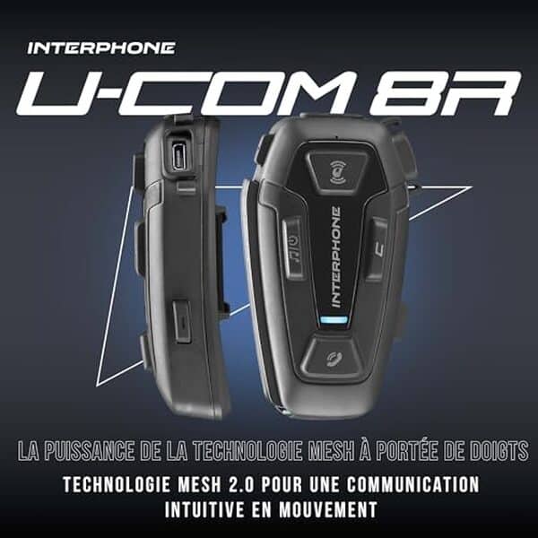 Découvrez notre test détaillé de l'interphone Intercom U-COM 8R : connectivité, autonomie et performances pour motards exigeants.