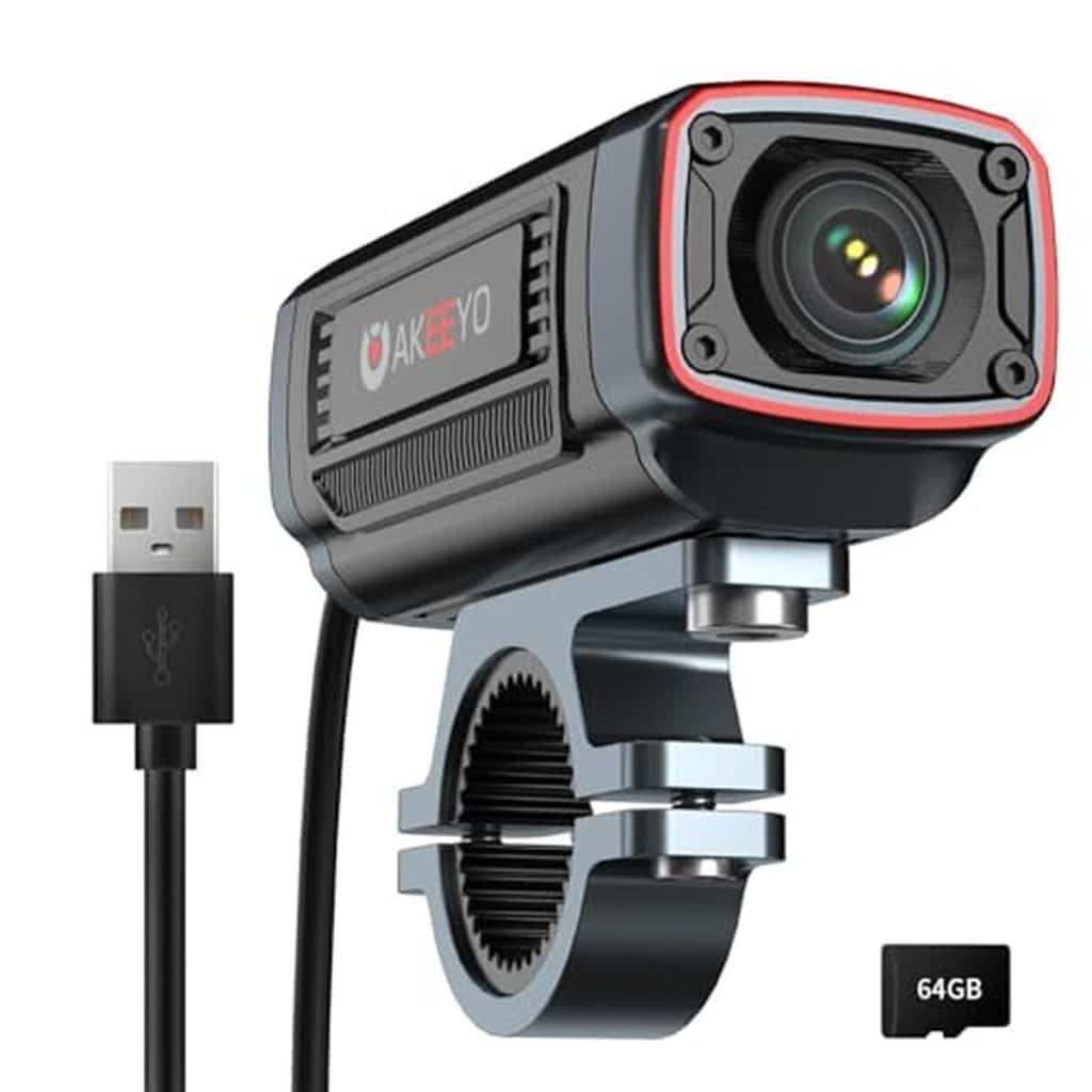 Test Akeeyo-710S : caméra 4K pour moto et vélo