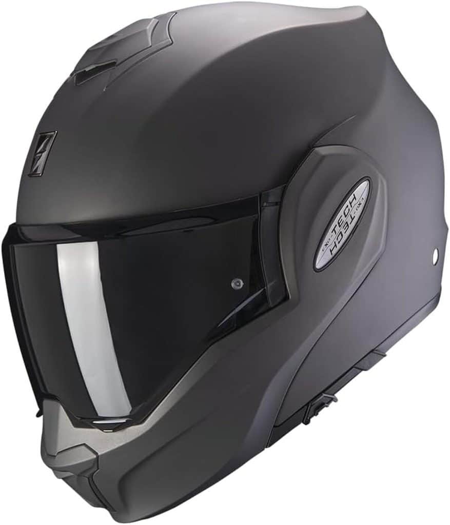 Test : casque moto Scorpion Exo-Tech Evo Solid anthracite mat - notre avis complet