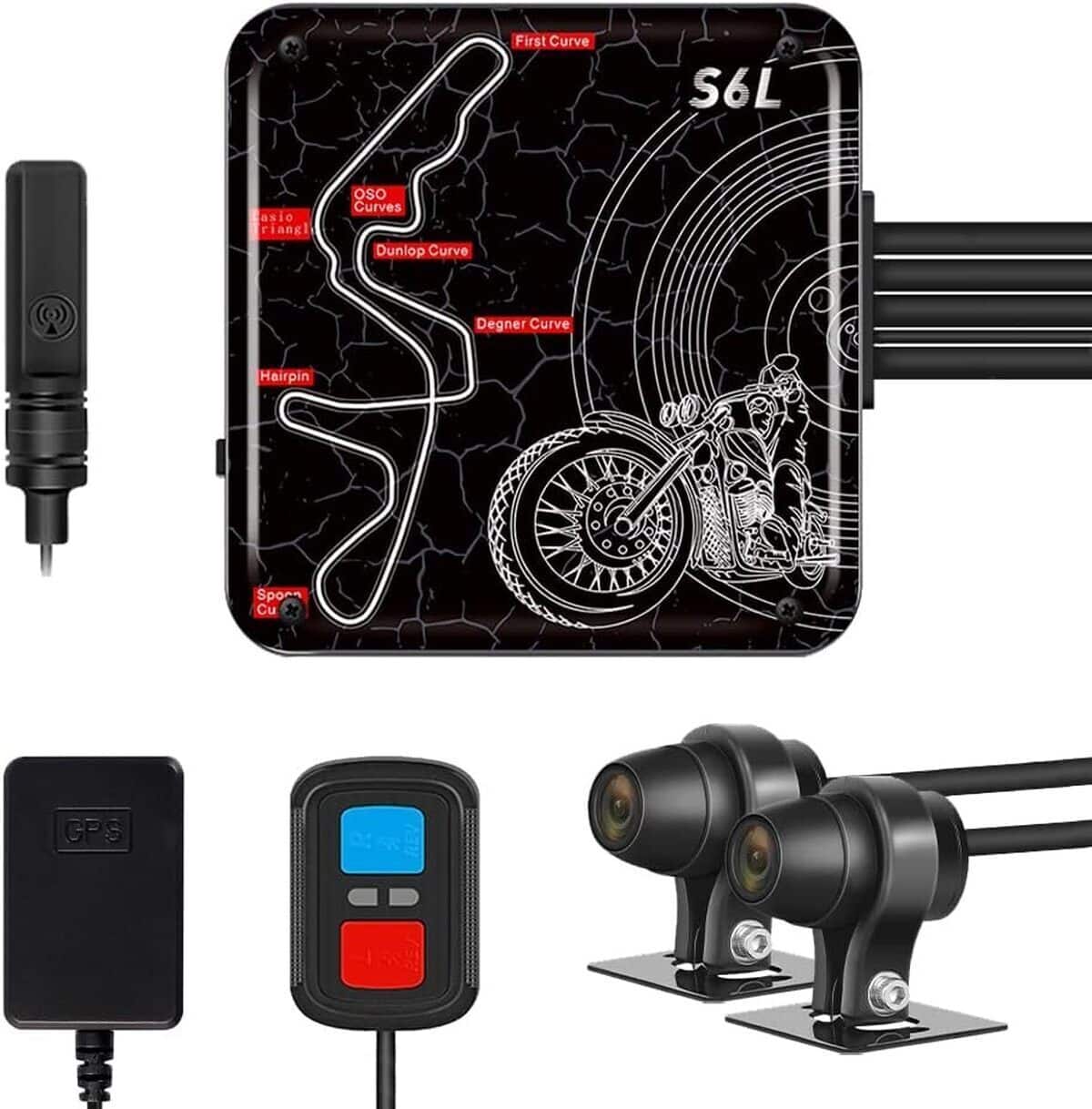 Test de la caméra moto VSYSTO Black-S6PL : polyvalence et haute performance