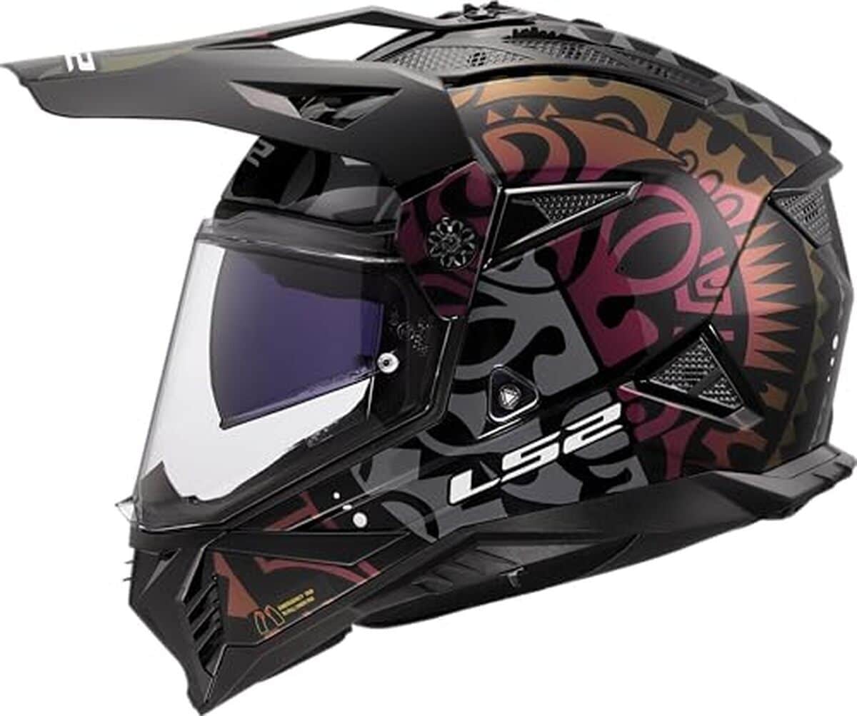 Test du casque LS2 Pioneer II rangi gloss black s