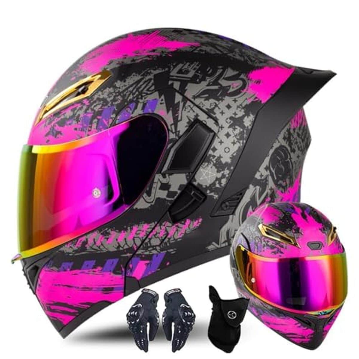 Test du casque modulaire flip-up homologué ECE avec double visière