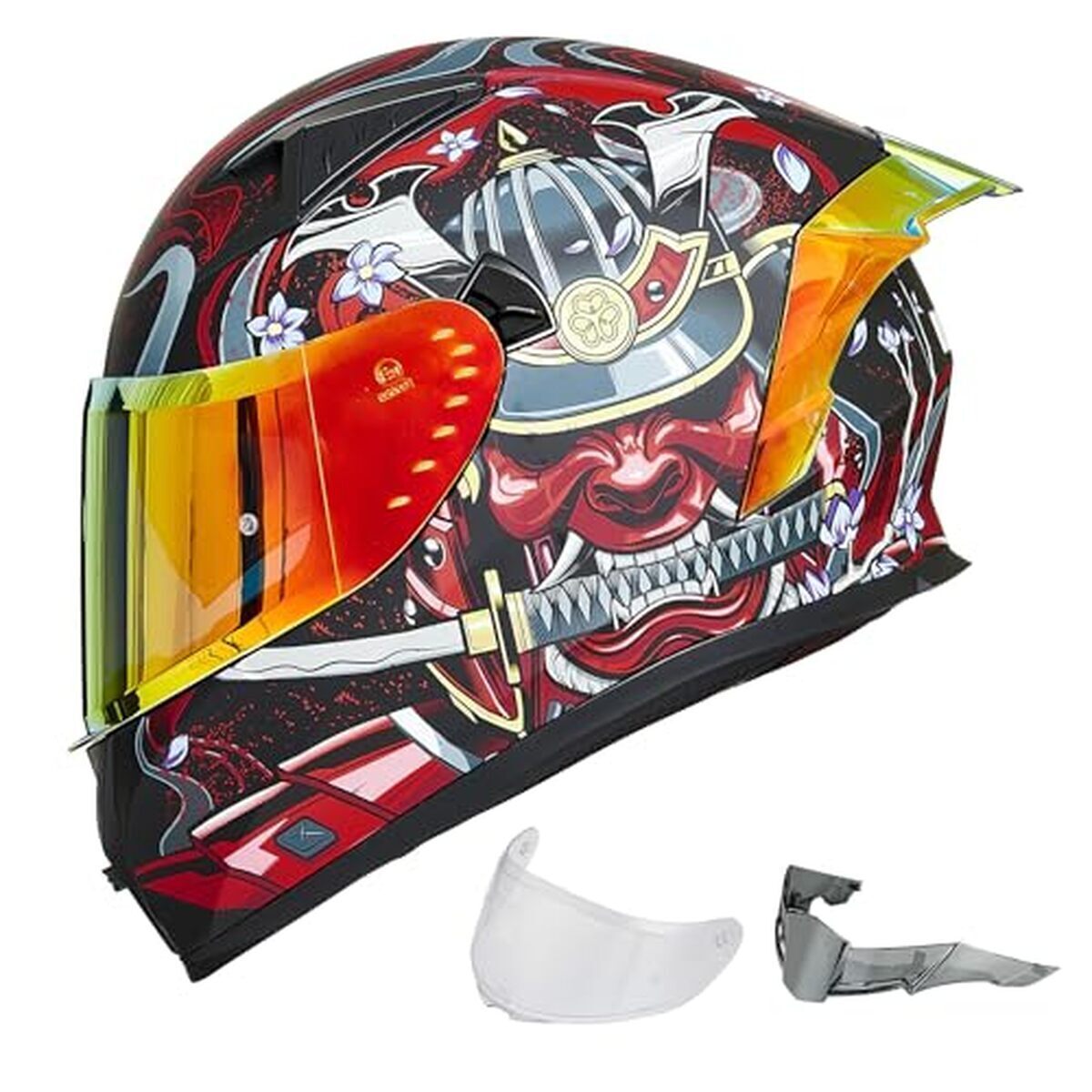 Test Du Casque Moto ILM ECE Z501 : protection Et Style Rouges