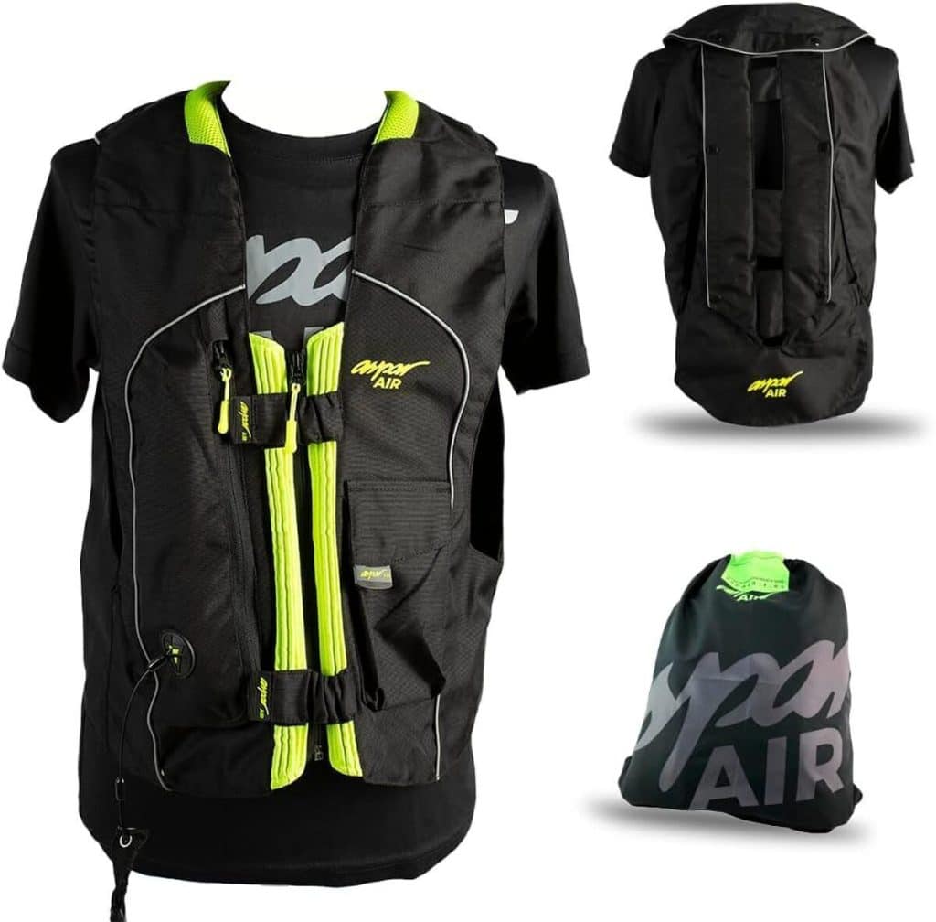 Test du gilet airbag moto Aspar Air 0.5 : sécurité et confort en Espagne