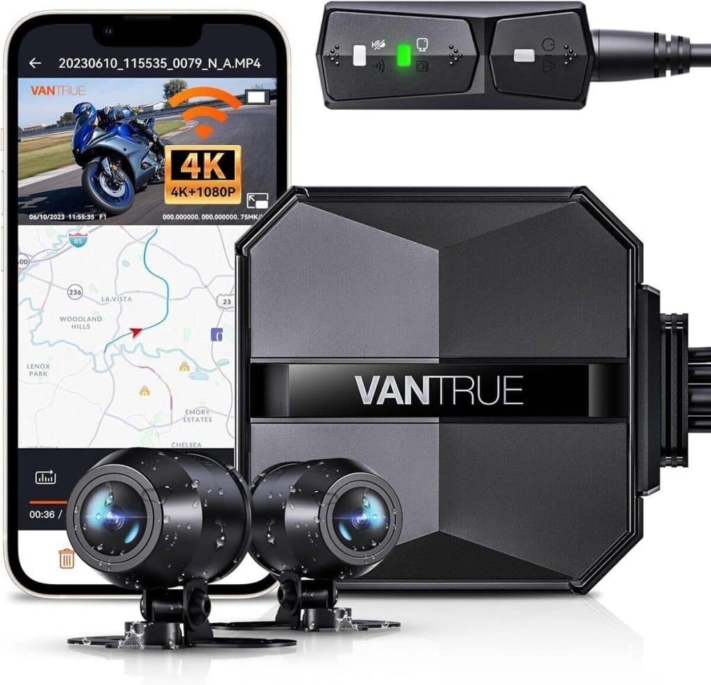 Test : vantrue F1 4K moto, caméra haut de gamme