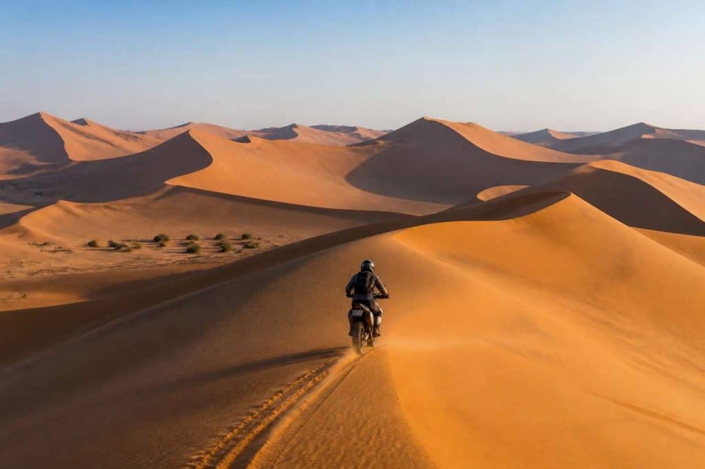 Préparer un voyage à moto en Namibie