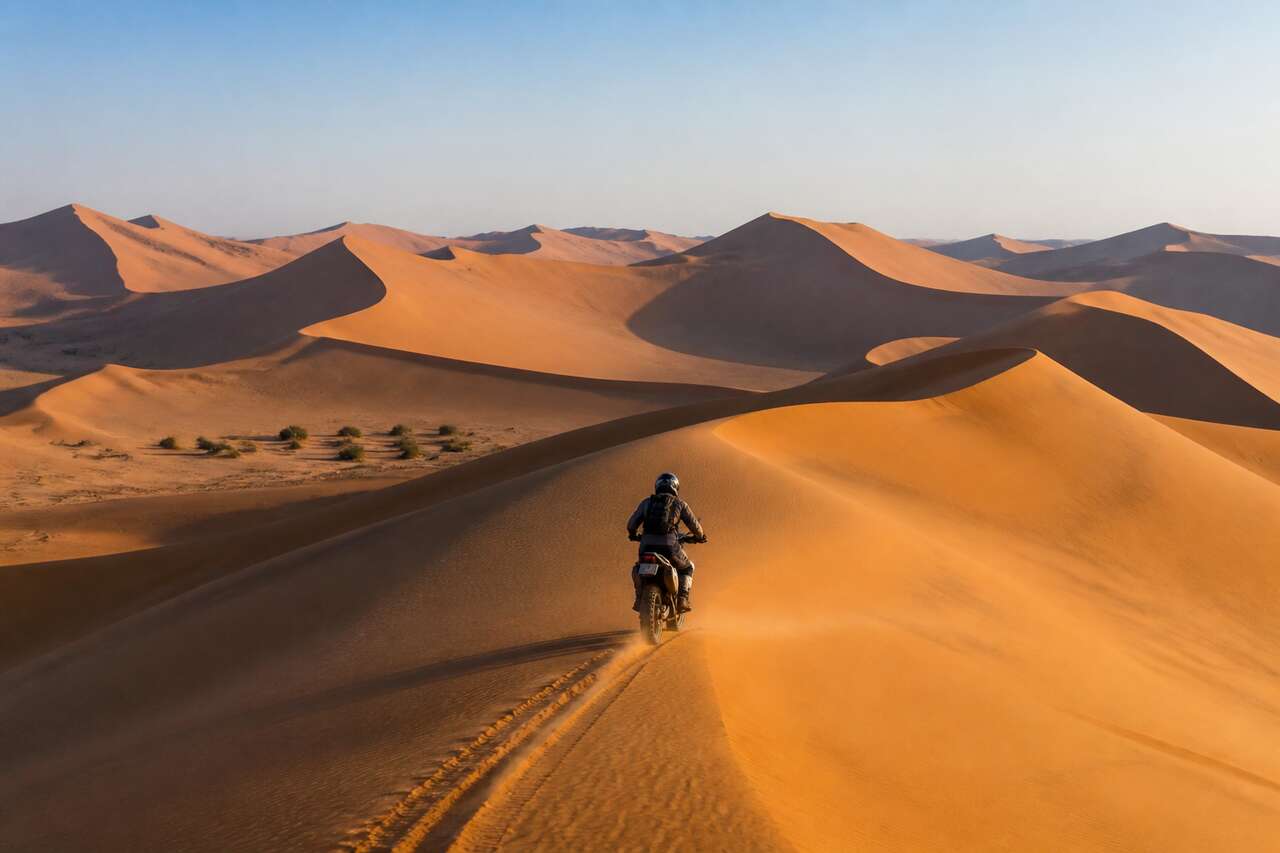Préparer un voyage à moto en Namibie