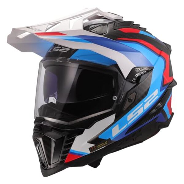 Dรฉcouvrez notre test complet du casque moto LS2 Explorer Carbon Frontier II blanc bleu brillant taille L : performances, sรฉcuritรฉ et confort analysรฉs en dรฉtail.