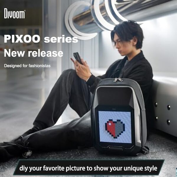 Découvrez notre test détaillé du sac à dos LED Divoom Pixoo cyberpunk avec écran 64 x 64 pixels personnalisable. Caractéristiques, performances et avis complets. 