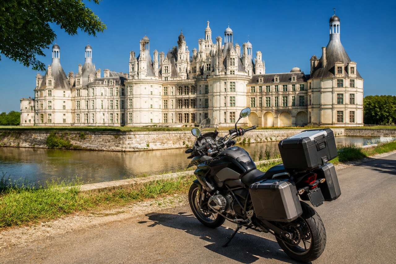 Visiter les châteaux de la Loire à moto : itinéraire et conseils