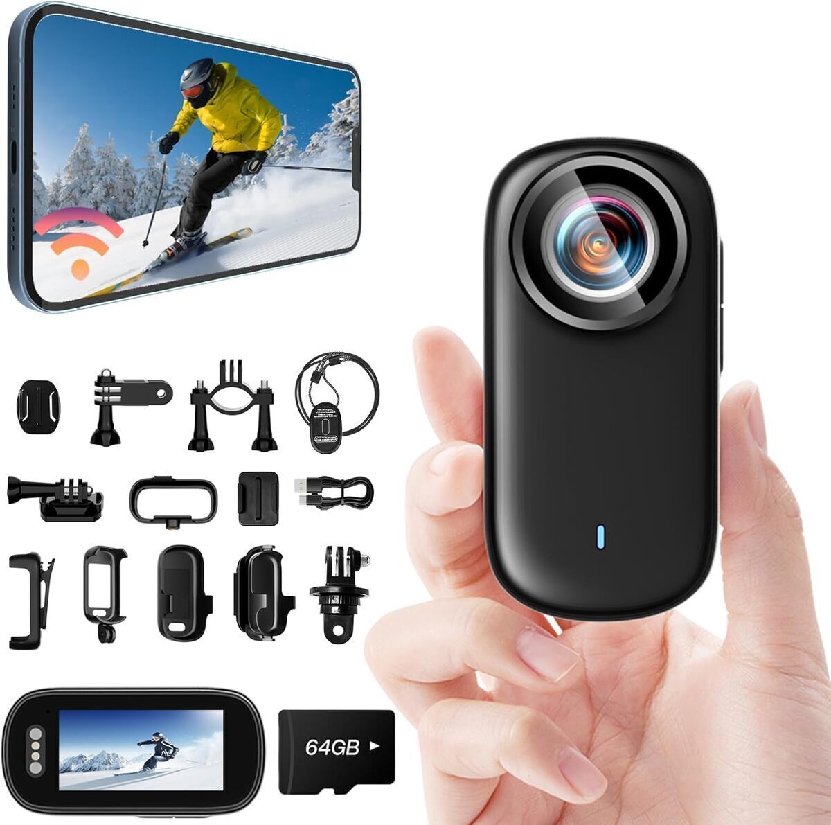 Test de la SecuraLen Mini Camera Sport : performance 4K UHD pour activités extérieures