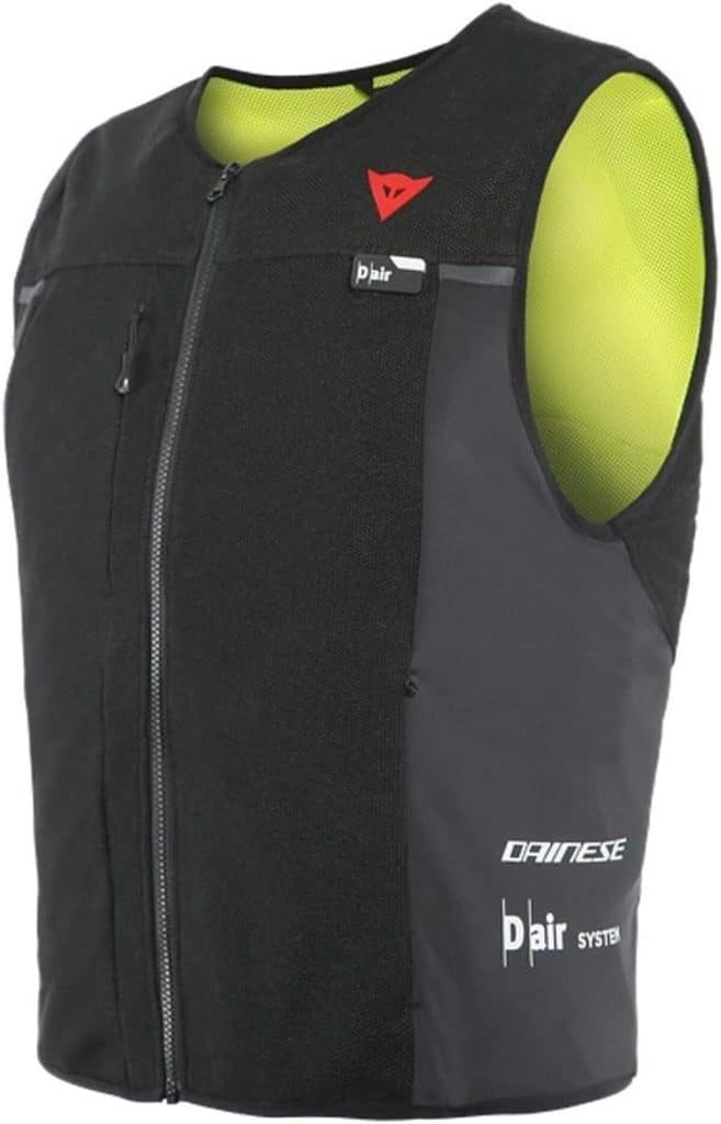 Test du gilet airbag Dainese Smart D-Air V2 (Black/Yellow, l)